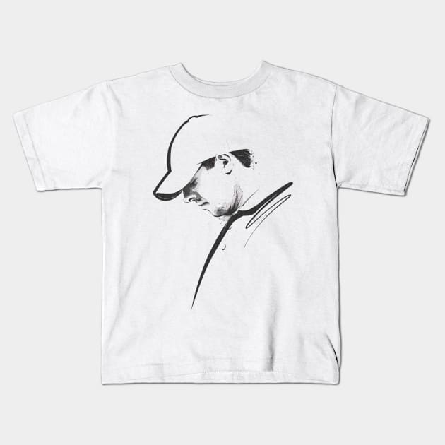 rory mcilroy Kids T-Shirt by Thinkerman